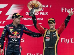 Sebastian Vettel, campeón del Gran Premio de Corea de Fórmula 1. AFP /