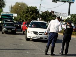 A la zona se asignaron 20 elementos de la Policía Vial para evitar caos vehicular. EL INFORMADOR / A. Hinojosa