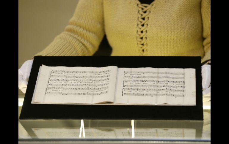 Reconocen el nombre de la cantata cuando revisaban los catálogos en internet del museo en 2015. AP / D. Josek