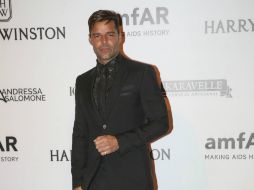 El más esperado fue el cantante Ricky Martin quien pasó tímidamente frente a las cámaras. EFE / S. Moreira