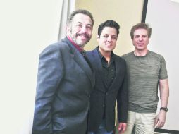 Talento. De izquierda a derecha, Leonardo Villeda,  César Delgado y Marco Parisotto. EL INFORMADOR / E. Barrera