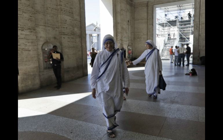 La familia religiosa de las Hermanas de la Caridad, la congregación fundada por la futura santa, organiza actividades en Roma. AP / A. Tarantino