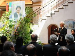 Durante el acto, que duró algo menos de una hora, Miyazaki recordó los momentos que compartió con Takahata. AFP/STUDIO GHIBLI