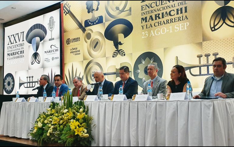 Presentación de los eventos que conformarán la edición número 26 del Encuentro Internacional del Mariachi y la Charrería. EL INFORAMDOR / E. Esparza