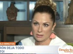 Leticia Calderón ofreció una entrevista para el programa 