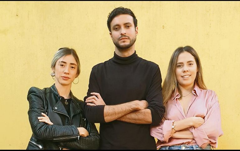 Viviane Gómez, Alex Siordia y Alexis Espejo. EL INFORMADOR / N. Gutiérrez