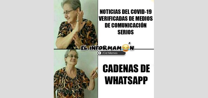 Noticias vs Cadenas de WhatsApp