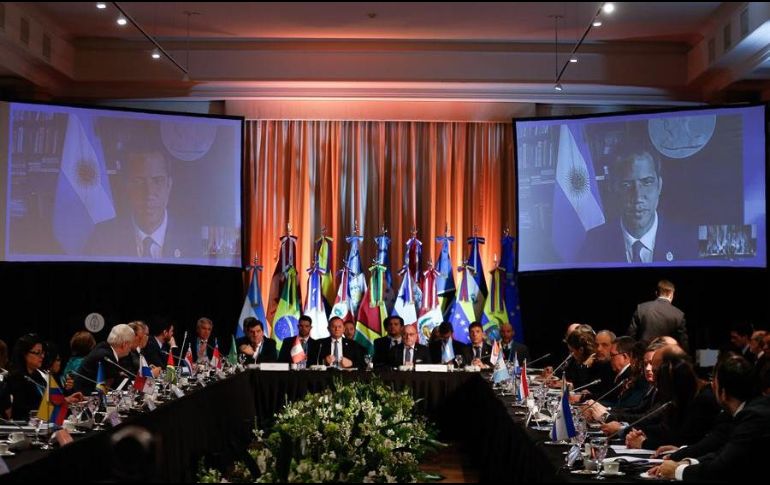 Vista general de una reunión de ministros de Relaciones Exteriores de los países que integran el Grupo de Lima. EFE/J. Roncoroni