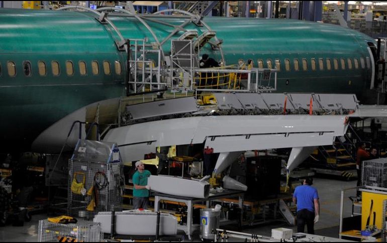 Boeing detuvo en enero la producción de ese modelo en medio de la incertidumbre. EFE/A. Wong