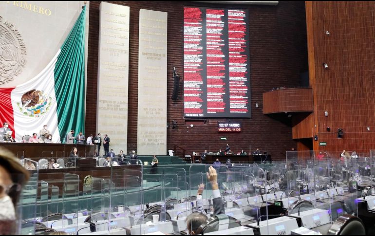 La Cámara de Diputados avaló hoy la reforma judicial con 319 votos a favor y 88 en contra. EFE/CAMÁRA DE DIPUTADOS