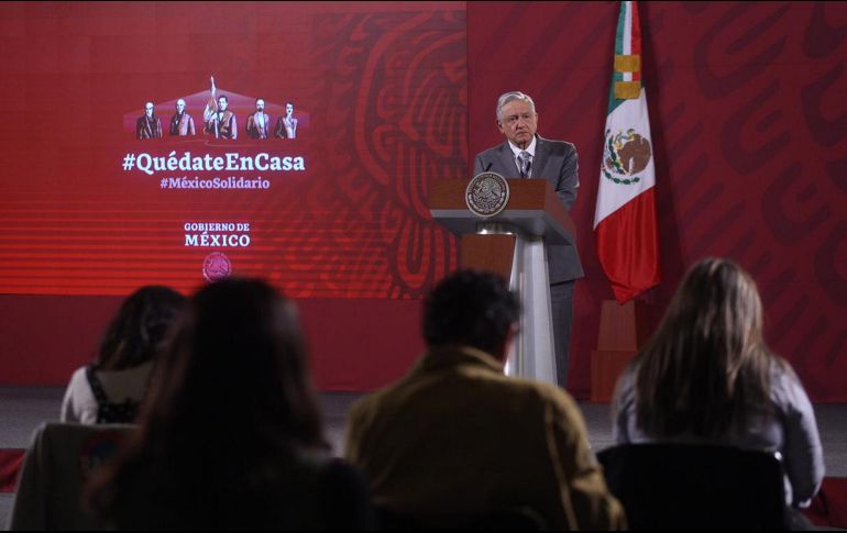 López Obrador aseguró que lo que se hace en las conferencias de prensa es garantizar el derecho que tiene el pueblo de informarse. SUN / ARCHIVO