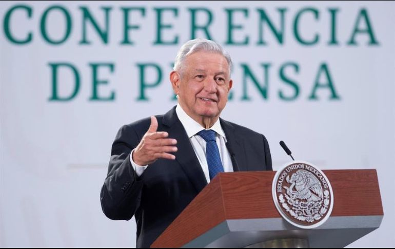 El evento contó con un mensaje grabado previamente por AMLO, en el que invitó a promocionar el turismo en México. EFE/Presidencia de México