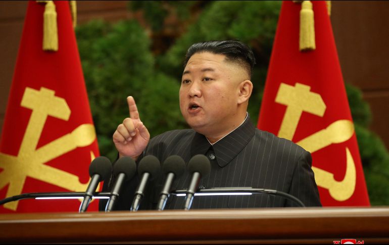 KIM JONG-UN. El presidente de Corea del Norte culpó a sus altos cargos de una gran crisis por el coronavirus. EFE