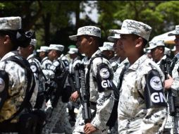 López Obrador dice que con La Guardia Nacional evitarán atracos a la nueva empresa de gas. NTX / ARCHIVO