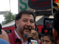 Gerardo Fernández Noroña, quien aspira por la Presidencia de México en 2024, ha expresado su rechazo al uso del cubrebocas en diferentes ocasiones. NTX / ARCHIVO