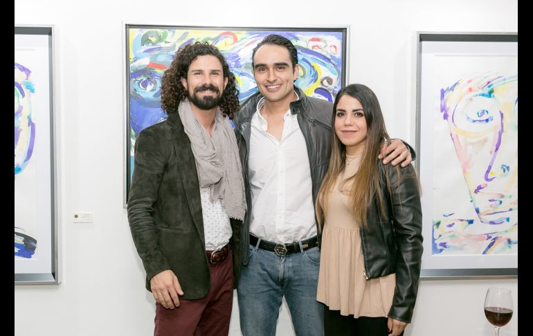 Emilio Chalita, Moisés Cruz y Alejandra Cabrales. GENTE BIEN JALISCO/ JORGE SOLTERO