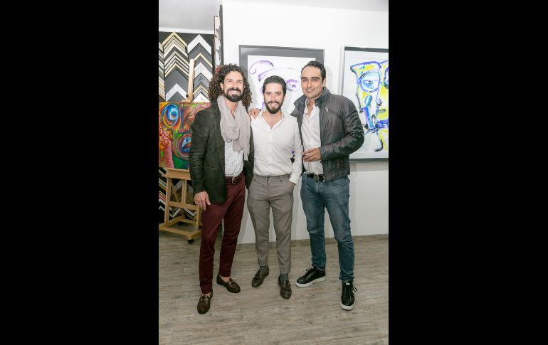 Emilio Chalita, Gonzalo Leaño y Moisés Cruz. GENTE BIEN JALISCO/ JORGE SOLTERO