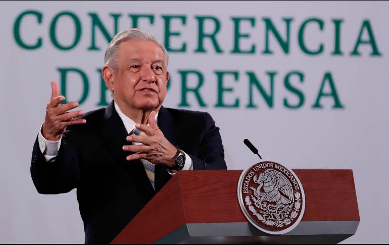 El Presidente de México, Andrés Manuel López Obrador, en su conferencia de prensa 