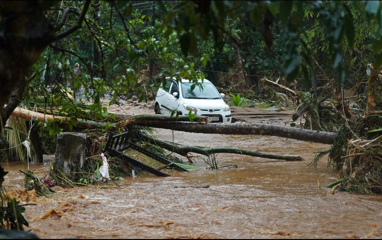 Entre mayo y agosto de 2018 las lluvias torrenciales, que provocaron las peores inundaciones en cerca de un siglo en Kerala, causaron al menos 370 muertes. AFP / A. S. Narayanan