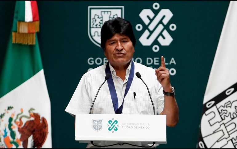 El ex presidente de Bolivia aprovechó para agradecer a México por 
