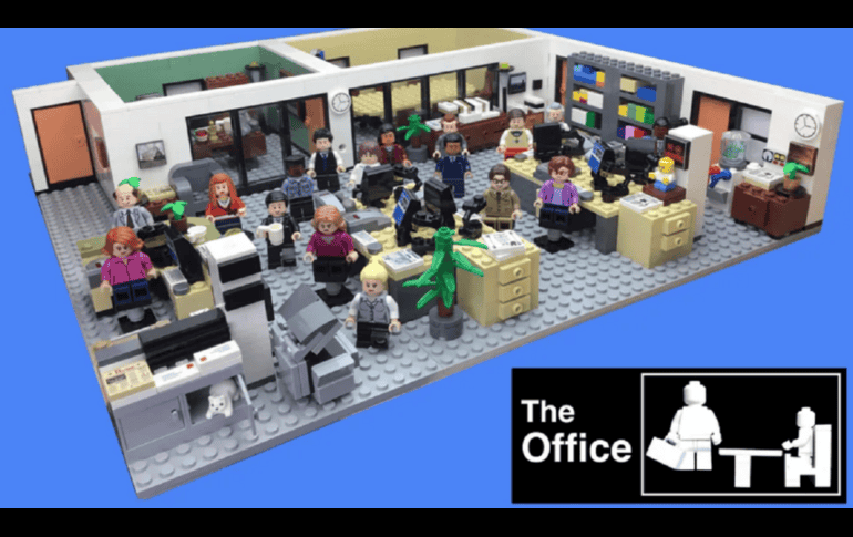 La propuesta de “The Office” en su versión LEGO fue de Jaijai Lewis. ESPECIAL.