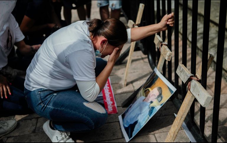 Familiares de las víctimas exigen justicia a las autoridades. EL INFORMADOR / G. Gallo