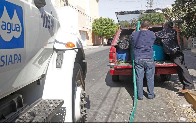 Tres colonias de Guadalajara resultarán afectadas por el corte de agua. EL INFORMADOR / ARCHIVO
