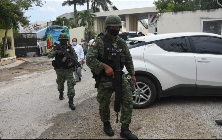 La balacera de ayer se registró en la playa de un hotel de Puerto Morelos, cercana a Cancún. AFP/ARCHIVO
