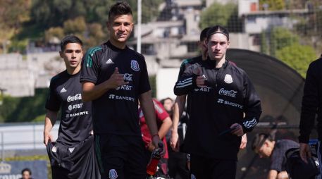 Primera vez. Benjamín Galdames (izq.) y Marcelo Flores (der.) podrían debutar con la Selección absoluta ante los andinos. @miseleccionmxen
