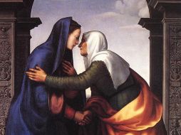 «¡Bendita tú entre las mujeres y bendito el fruto de tu vientre! ¿Quién soy yo, para que la madre de mi Señor venga a verme?». WIKIMEDIA/«Visitación», de Mariotto Albertinelli