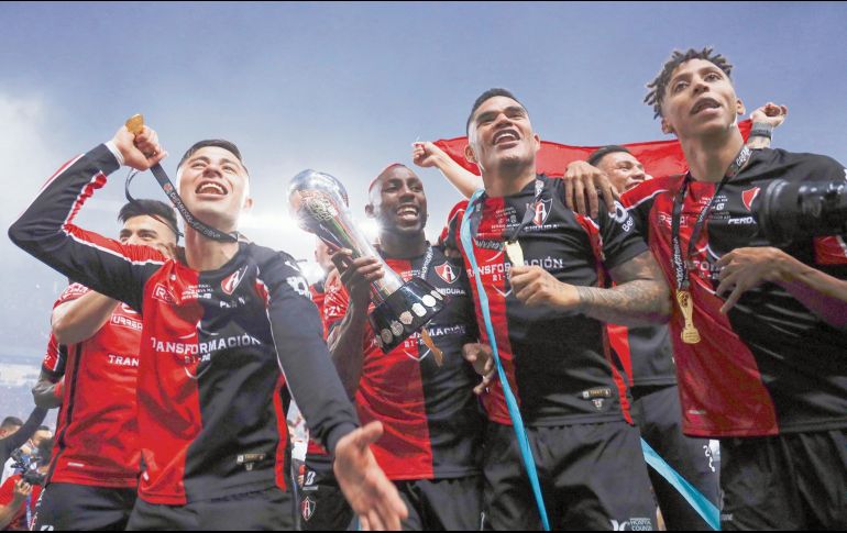 Los rojinegros lograron coronarse en el futbol mexicano el pasado 12 de diciembre del 2021, venciendo al León en el Estadio Jalisco. IMAGO7