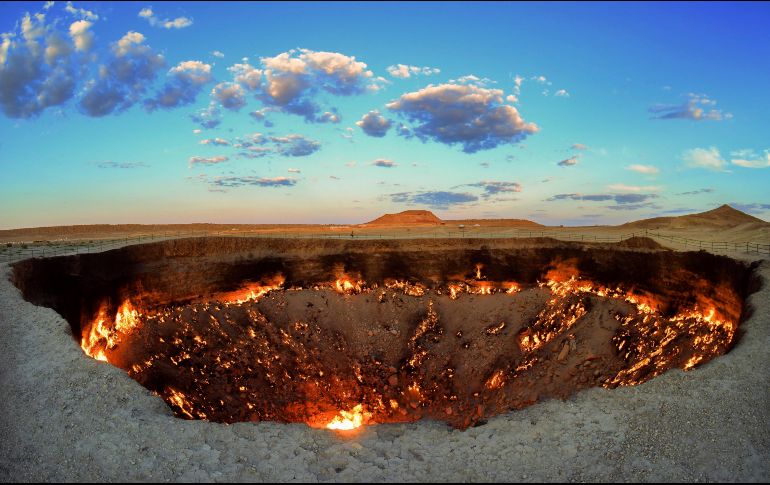El también llamado Resplandor de Karakum lleva medio siglo ardiendo. AP/A. Vershinin