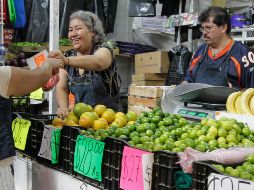 El limón agrio con semilla reportó del 3 al 9 de enero, un precio promedio de 60.20 pesos el kilo. NTX/ARCHIVO