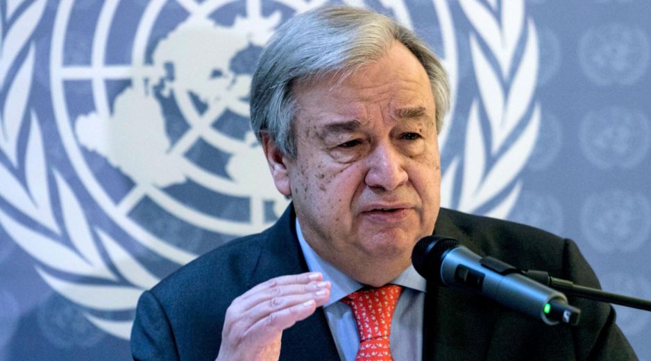 El martes por la noche el secretario general, Antonio Guterres, anunció a los miembros de la Asamblea General cuáles eran los estados que perdieron su derecho al voto en la ONU. AFP / ARCHIVO
