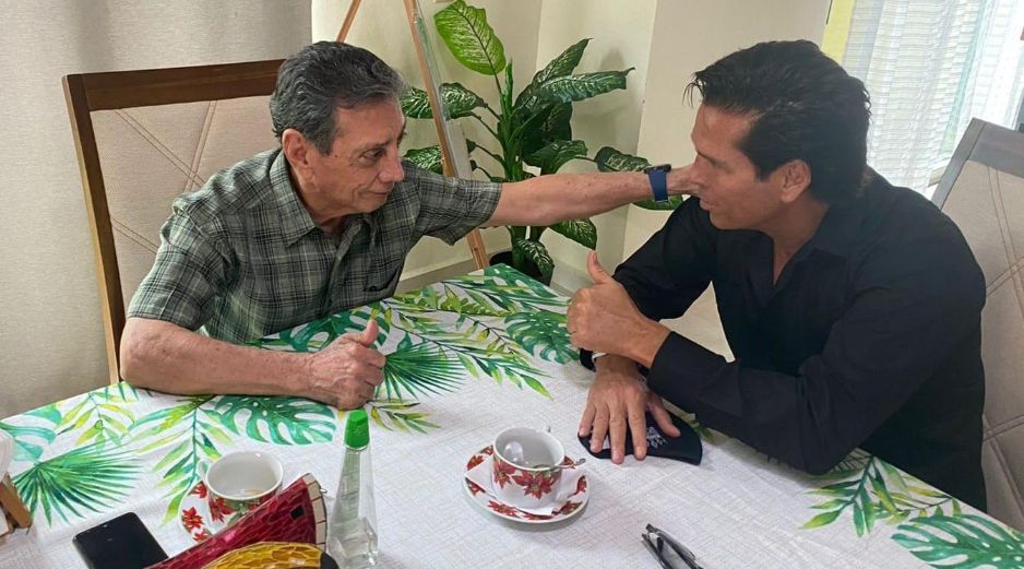 Robeto Palazuelos ha sostenido reuniones con diversas personalidades de la política mexicana. TWITTER/@mfloresarellano