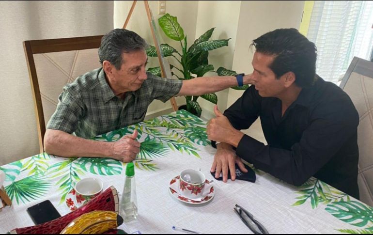 Robeto Palazuelos ha sostenido reuniones con diversas personalidades de la política mexicana. TWITTER/@mfloresarellano