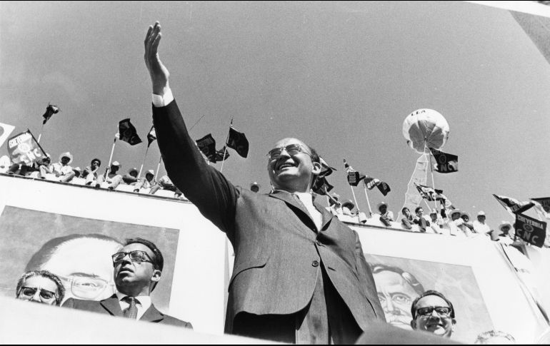 Populista. Durante su periodo al frente de la nación, Luis Echeverría Álvarez recorrió el país para demostrar el poder del régimen. El Informador