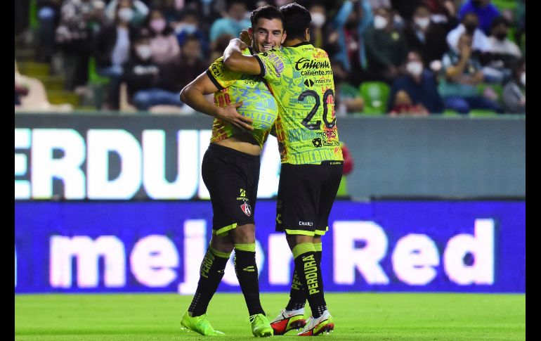 IGUALAN. Atlas y León revivieron la más reciente final del futbol mexicano e igualaron en el marcador. IMAGO7