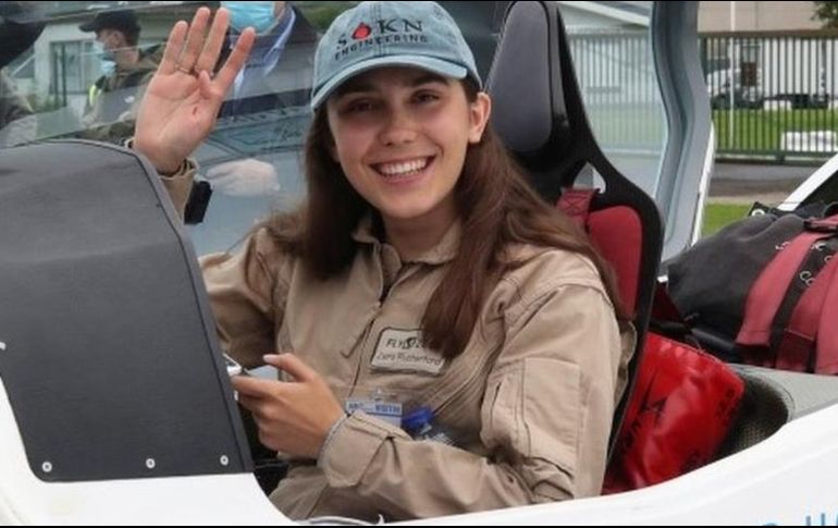 La adolescente, que proviene de una familia de pilotos, comenzó a entrenar cuando tenía 14 años. REUTERS