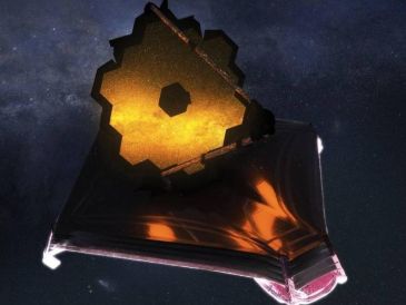 El Telescopio James Webb, que simuló ser un origami, fue lanzado el 25 de diciembre de 2021. ESPECIAL / NASA