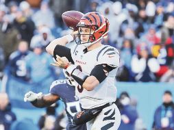 Burrow, el quarterback de segundo año, ha cumplido con las expectativas más ambiciosas de Cincinnati en su regreso tras sufrir una lesión grave de rodilla. AFP/A. Lyons