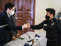 Autoridades adelantaron que habrá una capacitación para el manejo de los dispositivos que portarán las mujeres en situación de riesgo. ESPECIAL / Gobierno de Jalisco