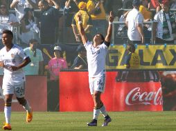 Ya son 5 los goles que suma el Chicharito Hernández en la campaña. EFE/A. Arorizo