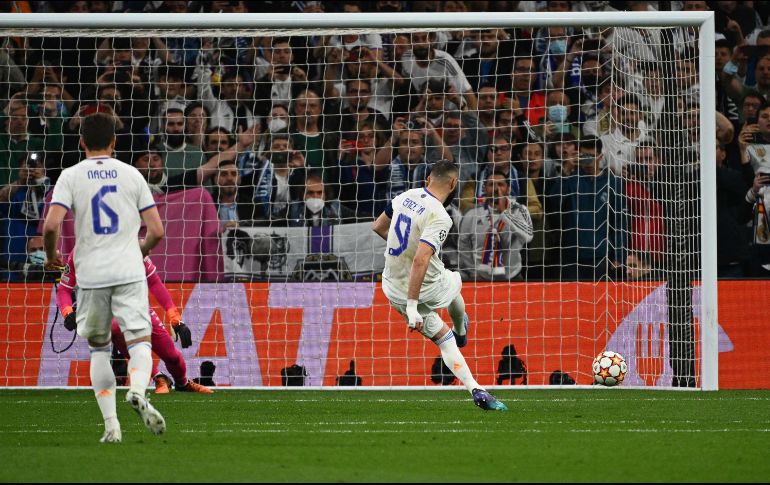 Real Madrid consiguió tres remontadas en las tres eliminatorias hasta llegar a la Final. AFP/G. BOUYS