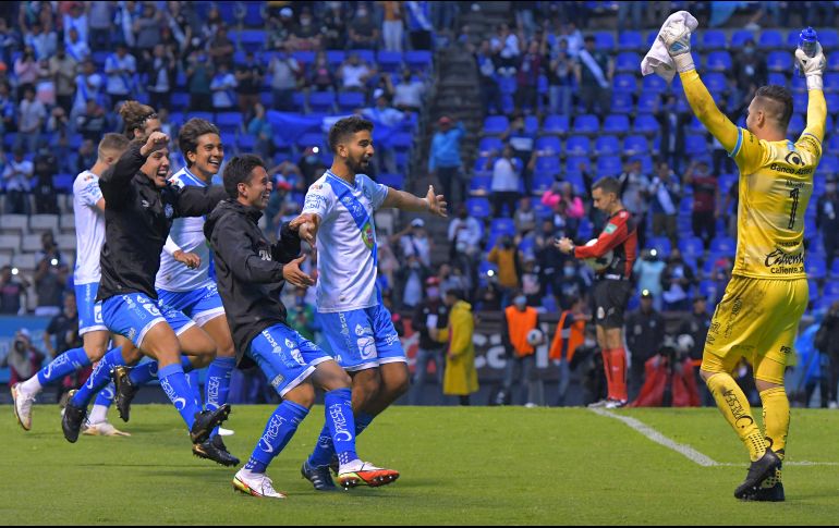 Puebla definió casi a la perfección sus tiros logrando el boleto a la liguilla del torneo Clausura 2022 en la que se medirá con las Águilas del América. IMAGO7