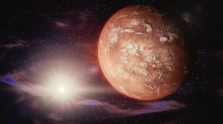 De acuerdo con datos del Instituto Nacional de Astrofísica (INAO), el planeta rojo pasará a 0° 34 ́ al sur de Neptuno. Pixabay