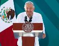 López Obrador asegura que es "modesta" la casa en Houston, de la directora de Pemex Procurement International (PPI), Carmelina Esquer Camacho, hija de su secretario particular, Alejandro Esquer. EFE / Presidencia de México