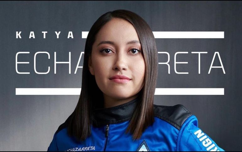 Katya Echazarreta se convirtió en la primera mexicana en viajar al espacio y la única mujer tripulante de la Misión New Shepard NS-21 del Blue Origin. ESPECIAL