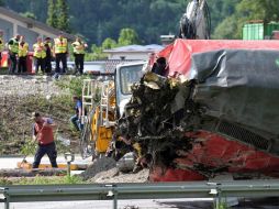 Hasta el momento se desconoce cómo sucedió el accidente entre un camión y un tren en Bulgaria. AFP/K. Joensson