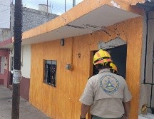 Hubo daños en casas por el sismo en Zapotlán El Grande. ESPECIAL